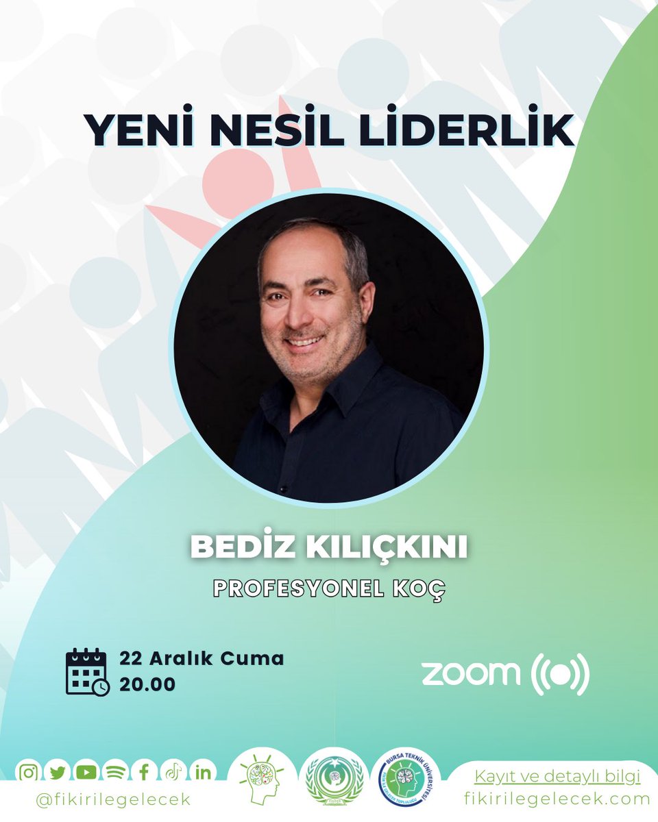 🪄Koçluk ile yeni yıl hedeflerimize odaklanacak, koçluğun sunacağı fırsatları değerlendirecek, içsel motivasyonumuzu harekete geçirecek, özetle yıldızımızı parlatacağımız bir etkinliğe hazır mısınız?

📅  23 Aralık
🕗  20.00 - 21.30

fikirilegelecek.com/etkinlik/yeni-…