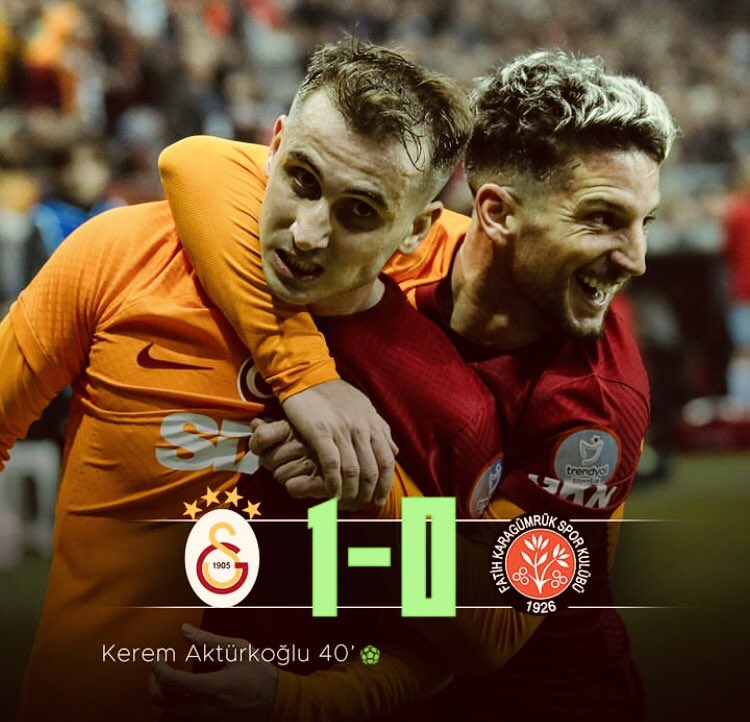 ASLAN KADIKÖY’E GALİBİYETLE GİDİYOR..! 🦁💪 Galatasaray, üst üste 4 galibiyetini aldı.. #GS 1-0 #KG