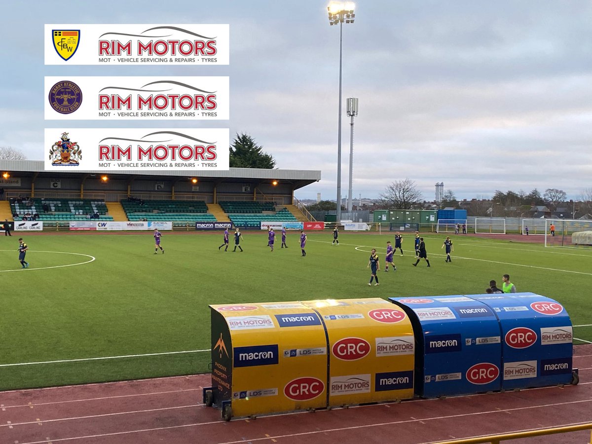 We all had something in common on Saturday...⁠
⁠
Our hosts <a href="/BarryTownUnited/">Barry Town United 🏆</a>, our opponents FC Barry and ourselves ALL have RIM Motors as our shirt sponsors. RIM Motors are prolific supporters of local sport in and around Barry and we thank them for their continued generosity 👏