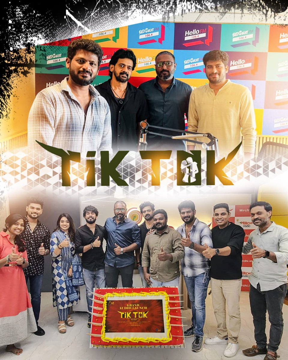 #Tiktok Audio launch happened today at leading FM stations with the cast and crew @mk4Enter @priyankaamohan @sushmaraj_sush @Rajajeemanickam @Sathishprabhu85 @Rajes1209 @trendmusicsouth @lightson_media