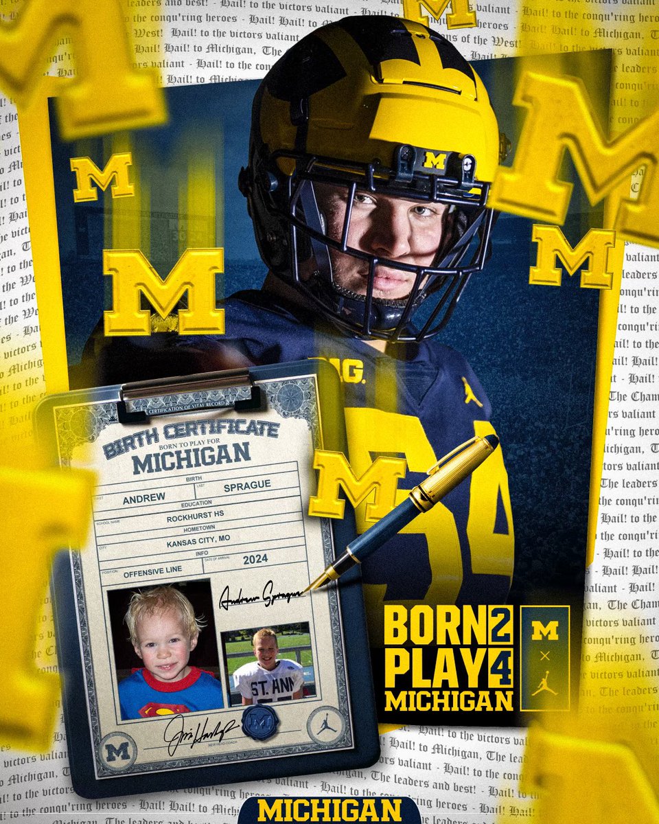 Blessed! Go blue💙