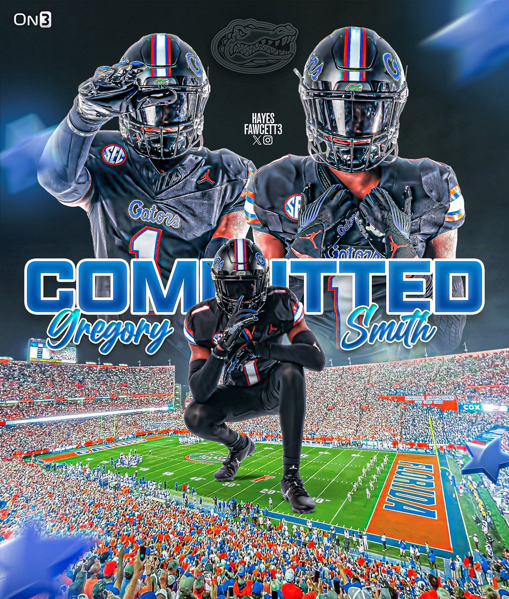BREAKING: Four-Star Safety Gregory Smith tells me he has Committed to Florida!

The 6’4 200 Safety from Riverview, FL chose the Gators over Ole Miss, Virginia, &amp; Vanderbilt 

“God did🙏🏾 #ImHome🐊”

on3.com/college/florid…