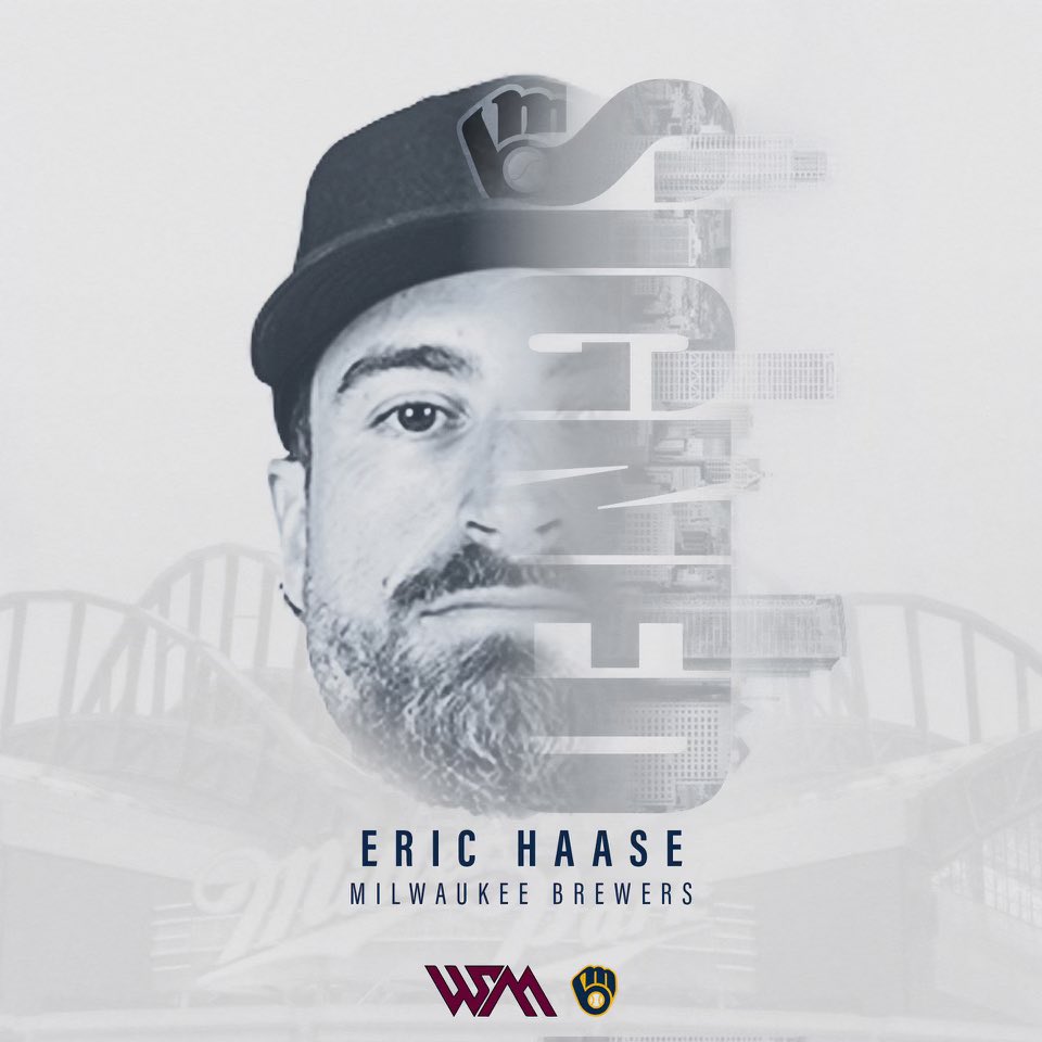 Congrats to Eric Haase on signing a Major League contract with the Milwaukee Brewers! #ThisIsMyCrew
#TeamWSM