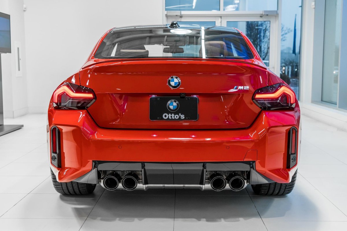 Introducing the fierce and captivating 2024 #BMWM2Coupe in Toronto Red Metallic! Get ready to turn heads on the streets with its bold design and exhilarating performance. 

Featuring a powerful 3.0 liter, 6-cylinder engine, this beauty delivers an incredible driving experience.