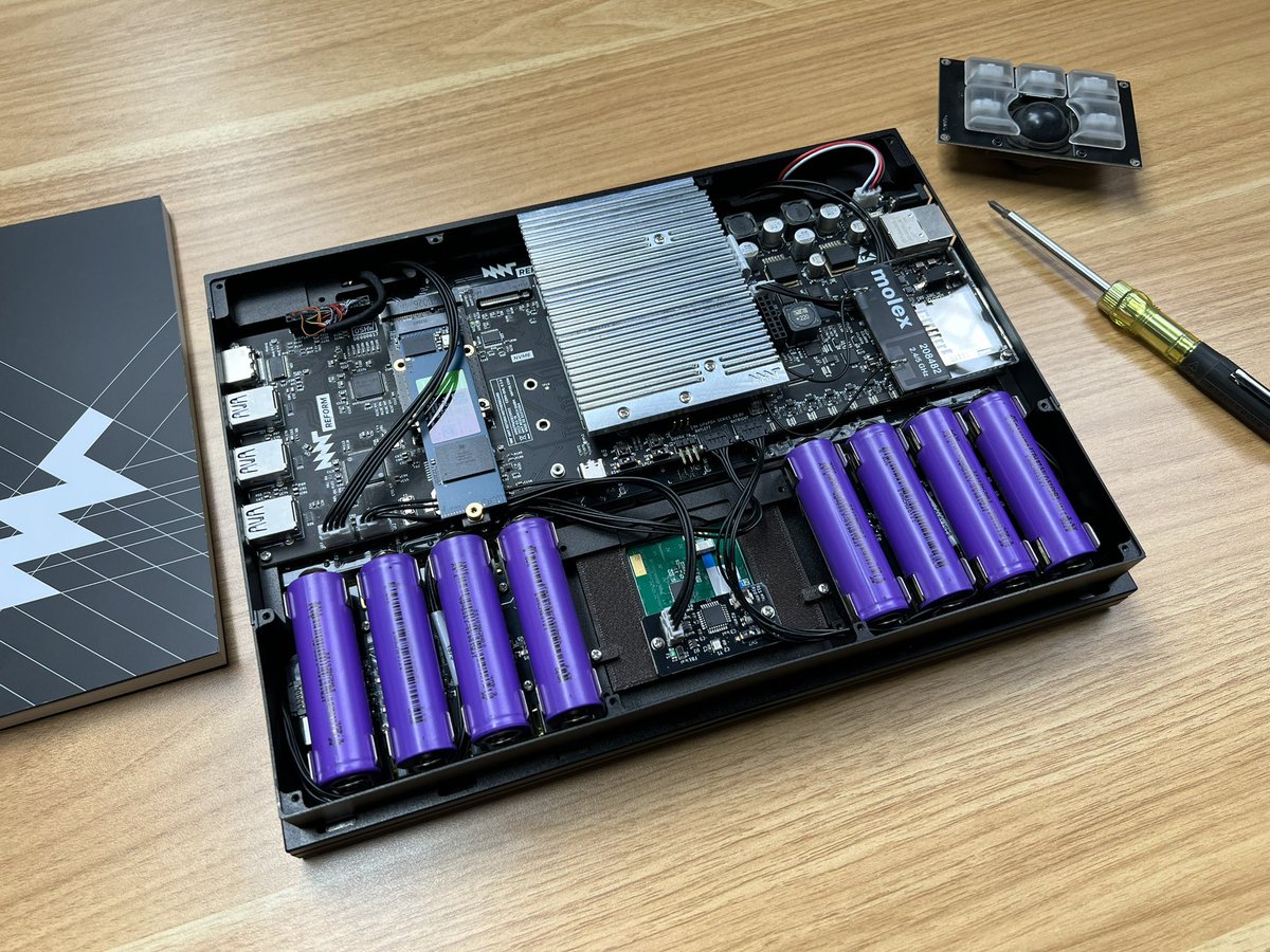 This morning's project... it's the MNT Reform laptop!