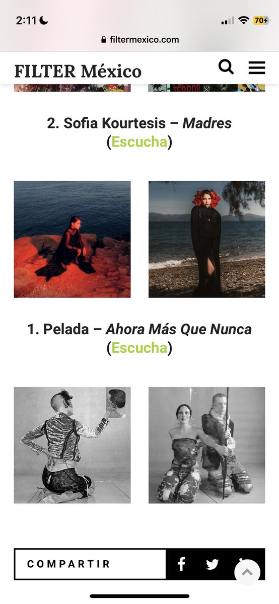 Pelada ‘Ahora Más Que Nunca’ is the #1 Spanish language album of the year according to Filter México The kids who talk shit about us on RYM will keep us humble
