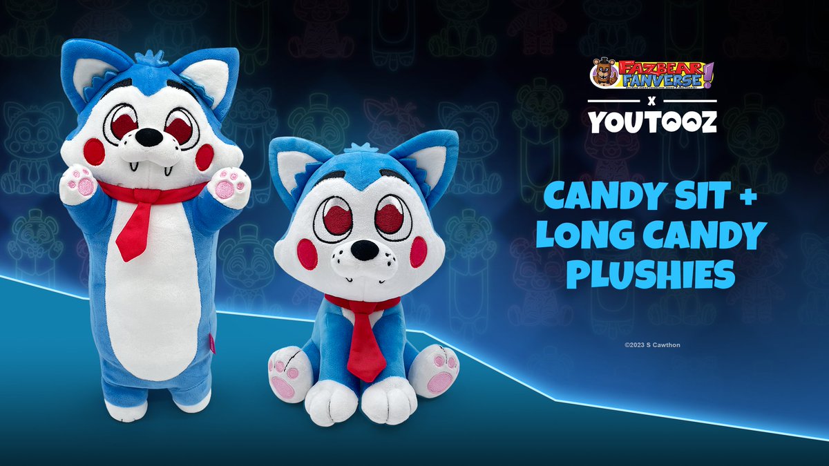 Launching for pre-order on December 26th 3PM EST... these two adorablenesses!! Sitting Candy: youtooz.com/products/candy… LOOONG Candy: youtooz.com/products/long-… #fnaf #youtooz #fivenightsatcandys