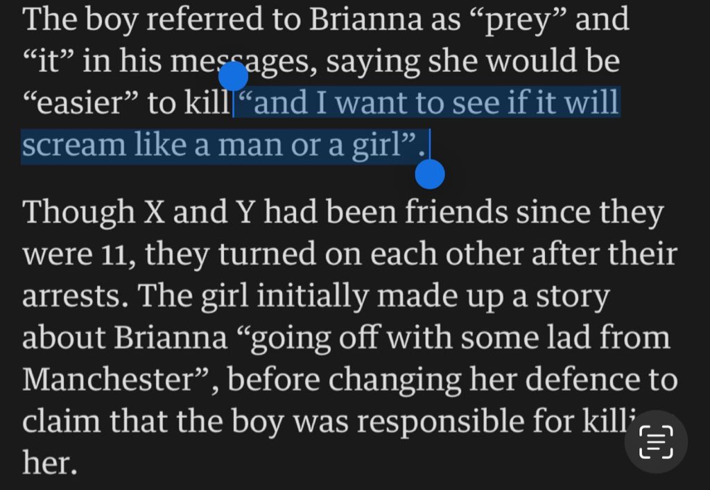 Lots of prominent gender critical types are right now desperately trying to claim there was no transphobic motive in Brianna’s awful murder. The GCs are too craven & cowardly to acknowledge that they’ve created an atmosphere of hate which has contributed to this ghastly crime.