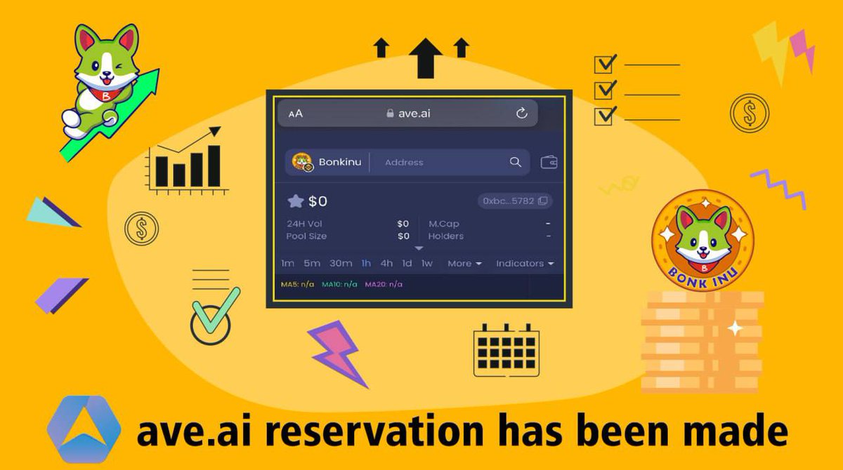 🔥Avadex reservation has been made.🚀 Check out the page👇 ave.ai/token/0xbc37a0…