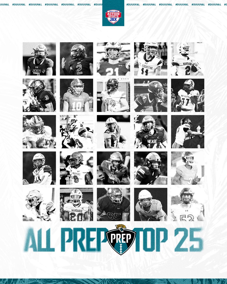 In just a couple of hours we will host the 2023 @Jaguars ALL PREP Top 25! ⏳ @Jaguars 🤝 @ActionSportsJax