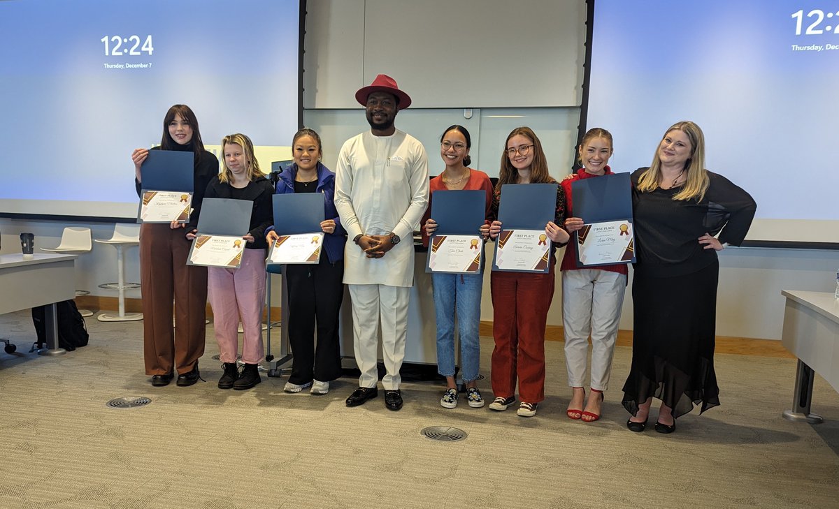 Congratulations to the recent winners of our Aaron L. Levitt Social Entrepreneurship Challenge! This semester, six groups of students focused their efforts around improving a local Sun Fresh store, owned and operated by Community Builders KC.