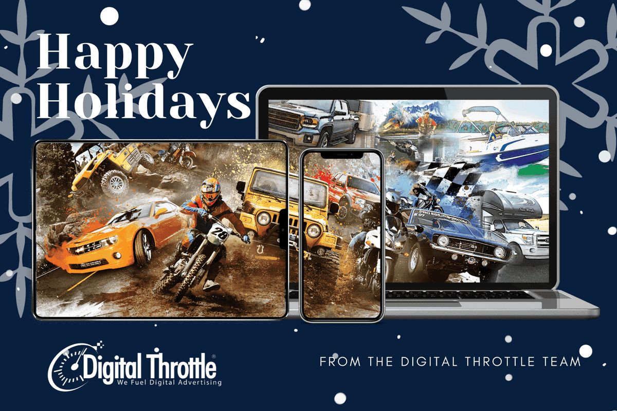DigitalThrottle's tweet image. Best wishes for a wonderful Holiday Season from all of us at Digital Throttle.