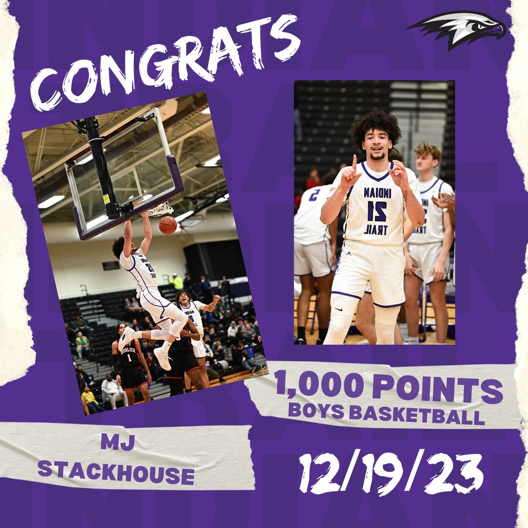 Indian Trail High School & Academy (@ithsa_hawks) on Twitter photo Congratulations MJ Stackhouse on scoring your 1,000th point last night during a 66-42 win against Racine Horlick! #HawkProud <a href="/ITHawks_BoysBB/">Indian Trail Boys Basketball</a> Congratulations MJ Stackhouse on scoring your 1,000th point last night during a 66-42 win against Racine Horlick! #HawkProud <a href="/ITHawks_BoysBB/">Indian Trail Boys Basketball</a>