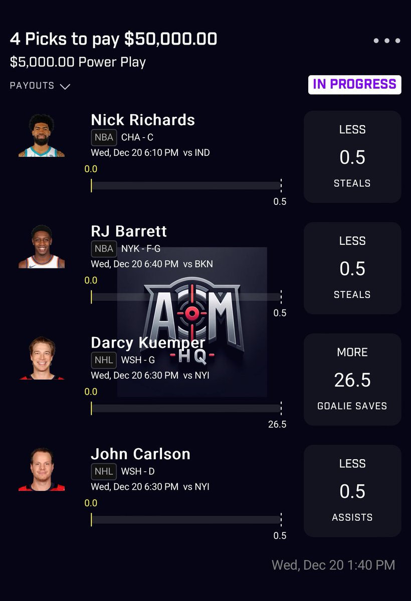 cdl_aim's tweet image. NBA x NHL 10x for $50,000😳

Finna show @toosii2x how it’s done🫰🏻

Copy my PrizePicks entry using this link: 
prizepicks.onelink.me/gCQS/shareEntr…

#GamblingTwiiter #GambingX #PrizePicks