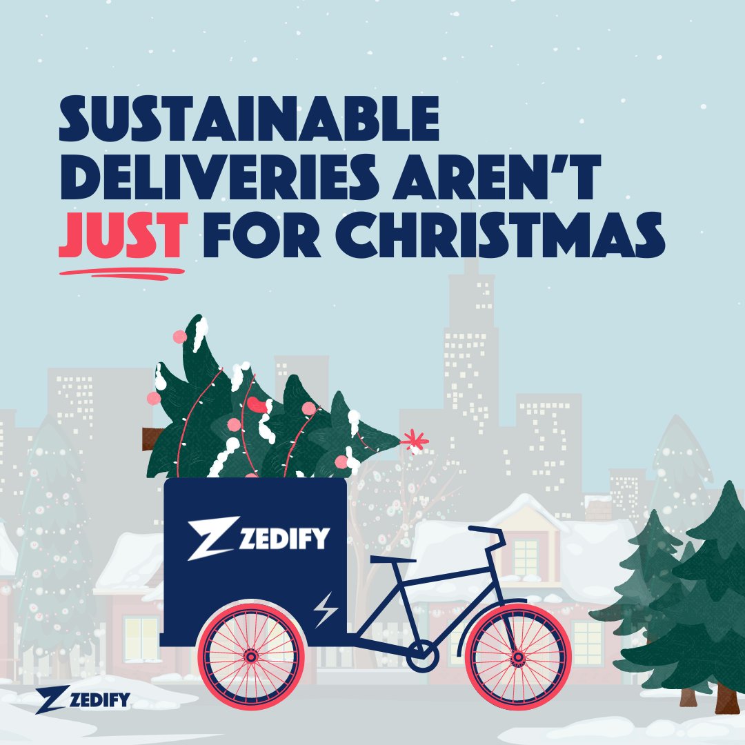 60% faster than vans in cities? Payload of 250kg? ZERO emissions? Cargo bikes are for all year round. 🚲 Merry Christmas everyone, have a holly jolly festive period ✨