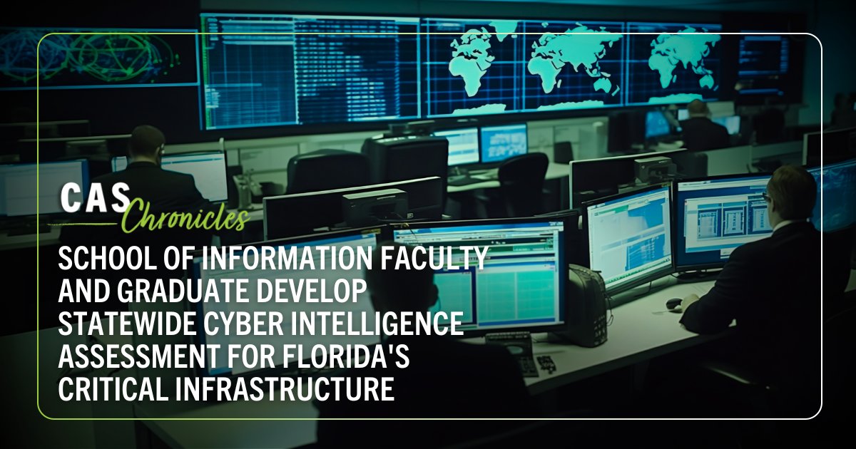 USF College of Arts and Sciences (@casatusf) on Twitter photo On the latest edition of #CASChronicles, we talked with project leaders from @usfsi about their latest collaboration with <a href="/CyberSecurityFL/">Cyber Florida</a>.
Learn more here: ow.ly/3ikL50QjSyE On the latest edition of #CASChronicles, we talked with project leaders from @usfsi about their latest collaboration with <a href="/CyberSecurityFL/">Cyber Florida</a>.
Learn more here: ow.ly/3ikL50QjSyE