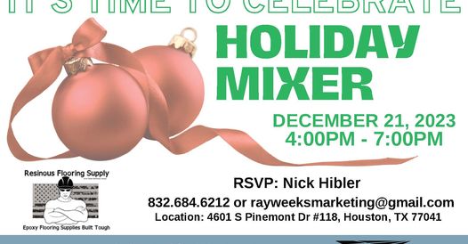 Come hang out with us TOMORROW at our Holiday Mixer! We can't wait to see y'all there! RSVP: (832) 426-4599 / rayweeksmarketing@gmail.com
#houston #houstonevent #holidaymixer #houstonholiday