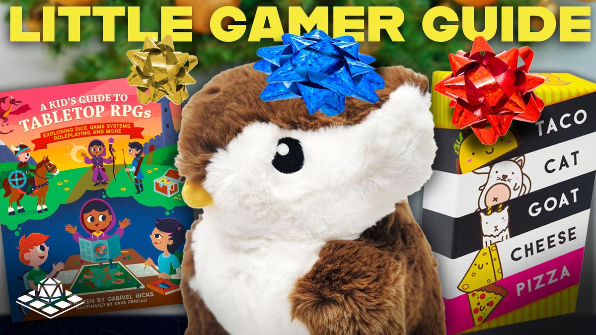 The BEST Gift Guide for Little Gamers 🎲🧸 Choosing a gift for the little gamers in your life can be difficult, which is why our host Ezra is here to help! Here are some ideas (and a special message) you may not have thought about. #GiftGuide #TTRPG youtu.be/oEHitKkWWHQ?ut…