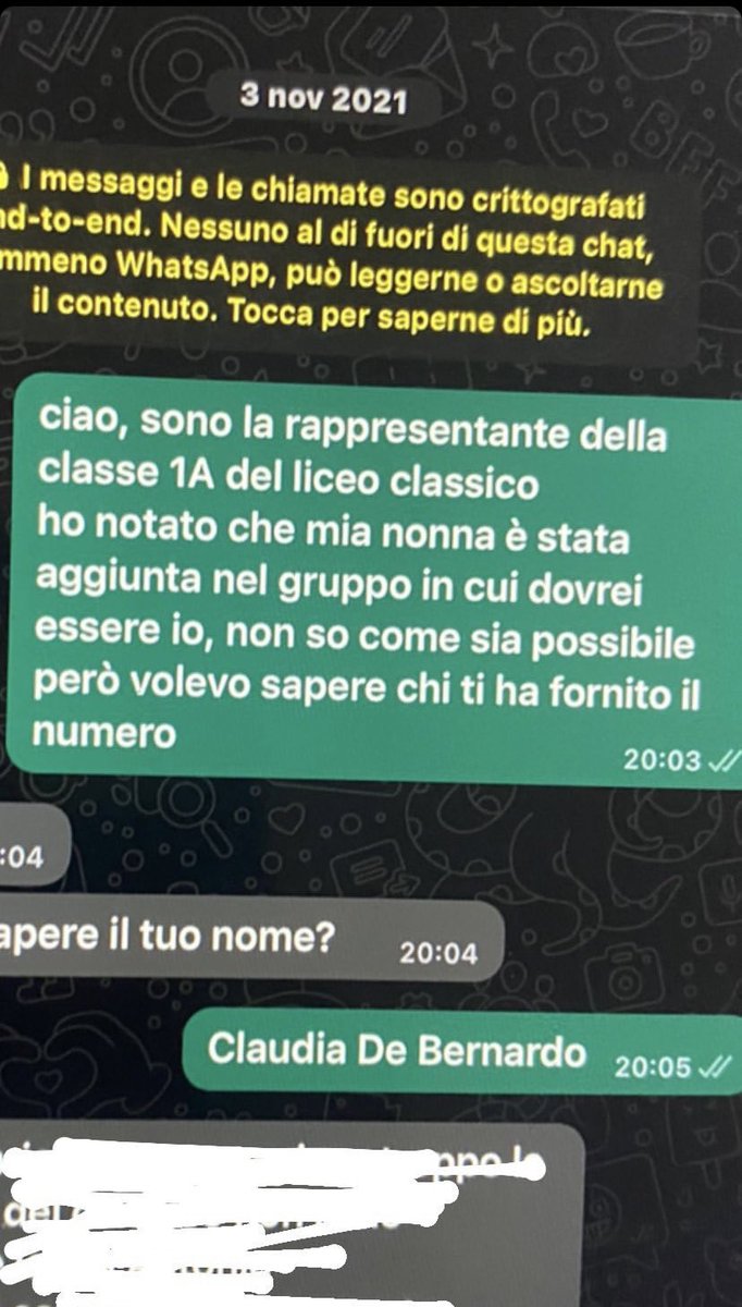 Ho notato che mia nonna…
