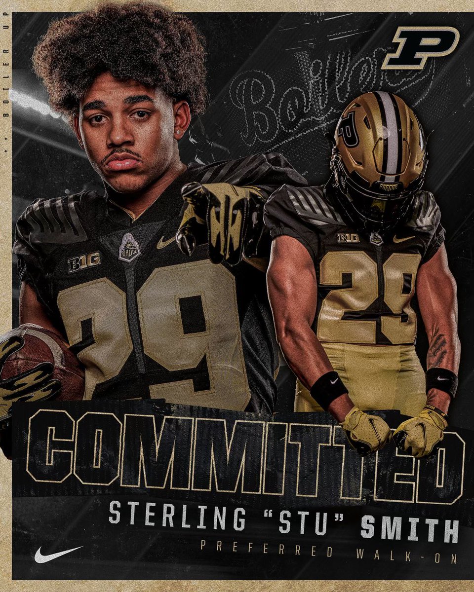 Sterling Smith (“Stu”) (@stumoney7) on Twitter photo bet the house on me through God!
🚂 🆙 #boilerup #committed
Thank you @CoachOB_Purdue <a href="/CoachConard/">Coach C (Conard)</a> <a href="/tjmac_6/">Coach TJ McCollum</a> <a href="/Coach_Walters/">Ryan Walters</a> for giving me the opportunity to ball and further my academic career at Purdue University!
<a href="/BoilerFootball/">Purdue Football</a> I Missed Home🖤 bet the house on me through God!
🚂 🆙 #boilerup #committed
Thank you @CoachOB_Purdue <a href="/CoachConard/">Coach C (Conard)</a> <a href="/tjmac_6/">Coach TJ McCollum</a> <a href="/Coach_Walters/">Ryan Walters</a> for giving me the opportunity to ball and further my academic career at Purdue University!
<a href="/BoilerFootball/">Purdue Football</a> I Missed Home🖤