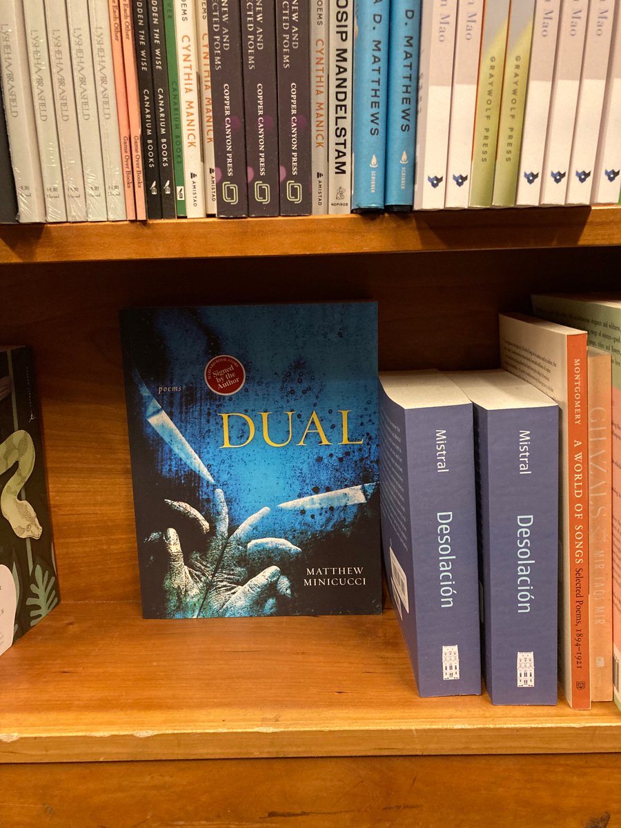 Had a chance to sign some copies of DUAL for the lovely people at @HarvardBooks. They’re there waiting for a good home 🥺🥺