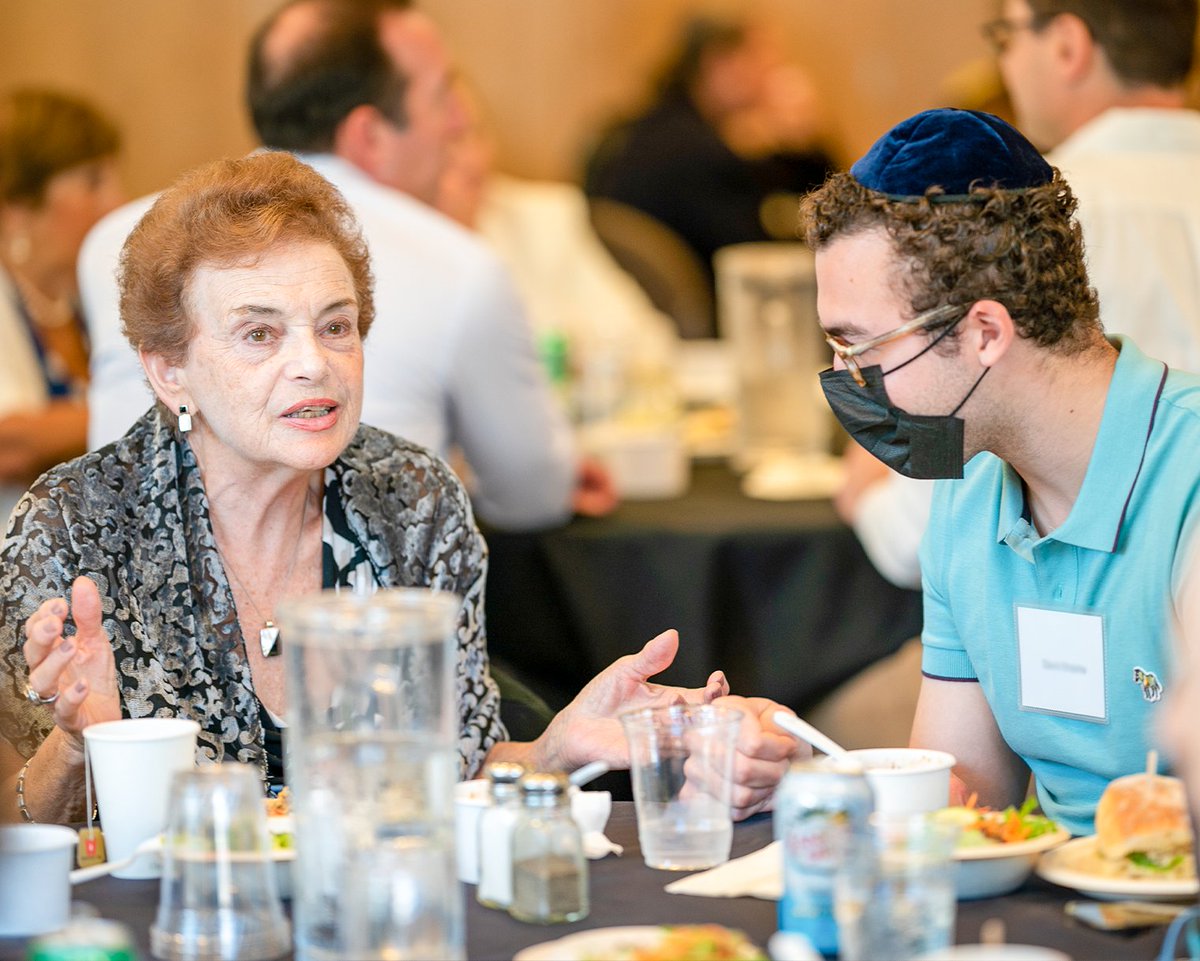 #2023inPhotos: connection. 💙 We're sharing moments where our community joined together in service, strength, or spirit, like these photos from a Coffeehouse for Holocaust Survivors, where we work with our partner @SelfhelpNY to bring survivors an afternoon of java and joy.