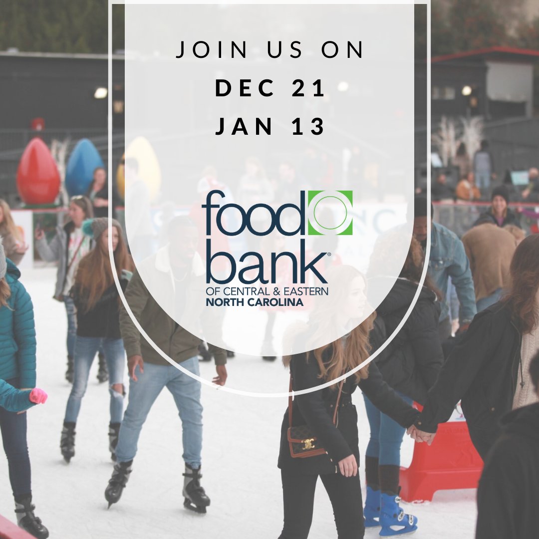 Red Hat Amphitheater (@redhatamp) on Twitter photo Did you know that 1 in 9 people face hunger across our area?
ā¶ļø Dec. 21 and Jan. 13 THE RINK presented by <a href="/UNC_Health_Care/">UNC Health</a> will be collecting donations in partnership with the <a href="/FoodBankCENC/">Food Bank of Central & Eastern North Carolina</a>!
ā¶ļø No ticket required to donate, collection area will be outside gate 1. Did you know that 1 in 9 people face hunger across our area?
ā¶ļø Dec. 21 and Jan. 13 THE RINK presented by <a href="/UNC_Health_Care/">UNC Health</a> will be collecting donations in partnership with the <a href="/FoodBankCENC/">Food Bank of Central & Eastern North Carolina</a>!
ā¶ļø No ticket required to donate, collection area will be outside gate 1.
