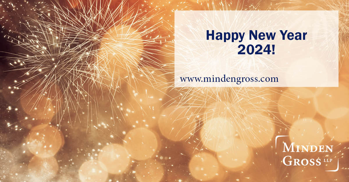 Happy New Year from all of us at Minden Gross LLP!
#NewYear2024 #2024