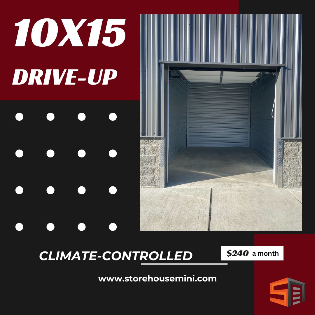 A convenient drive-up unit is available.

#climatecontrolledstorage #DriveUpStorage #storehouseministoragecomplex2024 #storehouseministoragecomplex #securestorage #bellingham