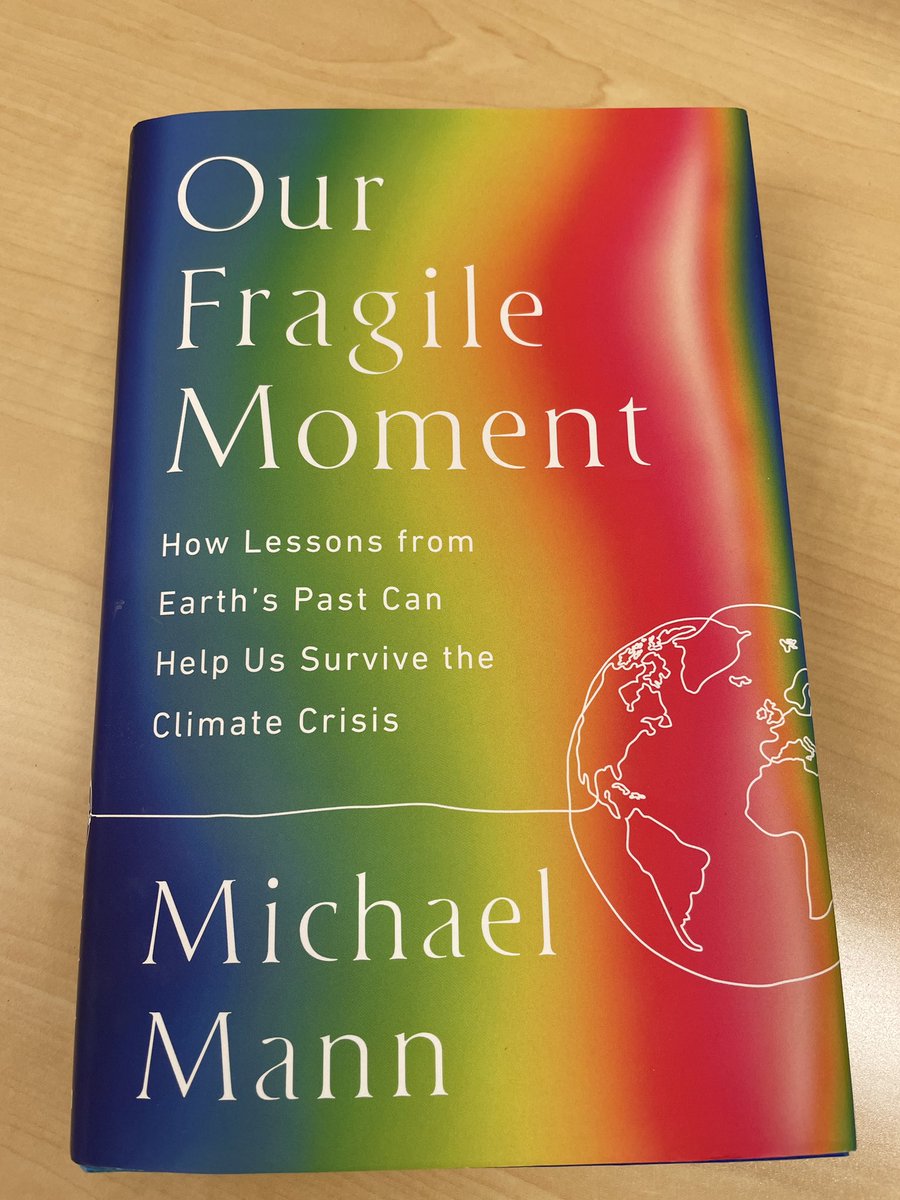 Can’t agree more with @GabeFilippelli ! Just read the chapter “Beyond the Hockey Stick” in #OurFragileMoment @MichaelEMann