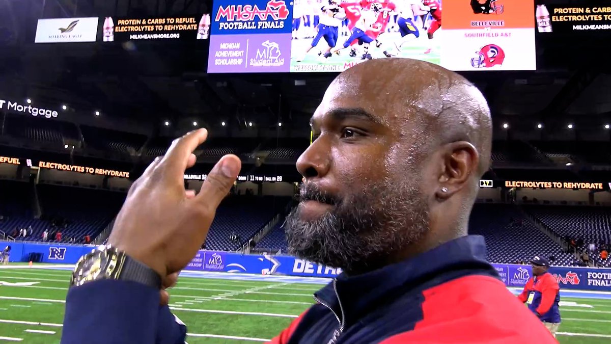 Brother Rice has hired Aaron Marshall as the school’s new head football coach. Marshall just led Southfield A&T to its first state championship. As a graduate, what a day! Welcome, Coach