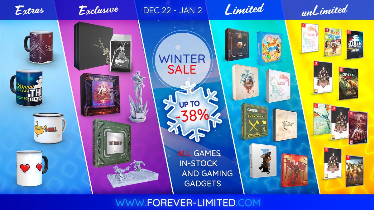 Feeling Xmas-y yet?🤶 Time to get into the mood with Forever Limited's treat lasting till 2th of January! Get all physical sets and gadgets up to 38% off!✨ forever-limited.com