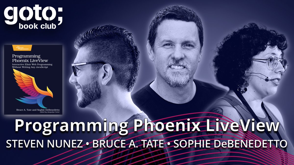 Get introduced to the world of Phoenix LiveView w/authors @redrapids & @sm_debenedetto! Learn to build fast, interactive applications without drowning in JavaScript. Elevate your skills in a chat with @_StevenNunez. youtu.be/-KCZvquEA6I?li… #Elixir #Programming #LiveView