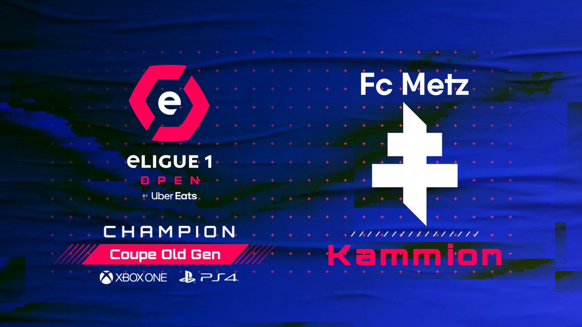 Félicitations à @Kammion10, représentant du @FCMetz qui remporte cette édition #OldGen de l’#eLigue1Open by @ubereats_fr 🏆 Une victoire 5️⃣-4️⃣ face au représentant de l’@OM_Officiel, Tontonbouldingue 🎮 Bravo champion ! 🥇