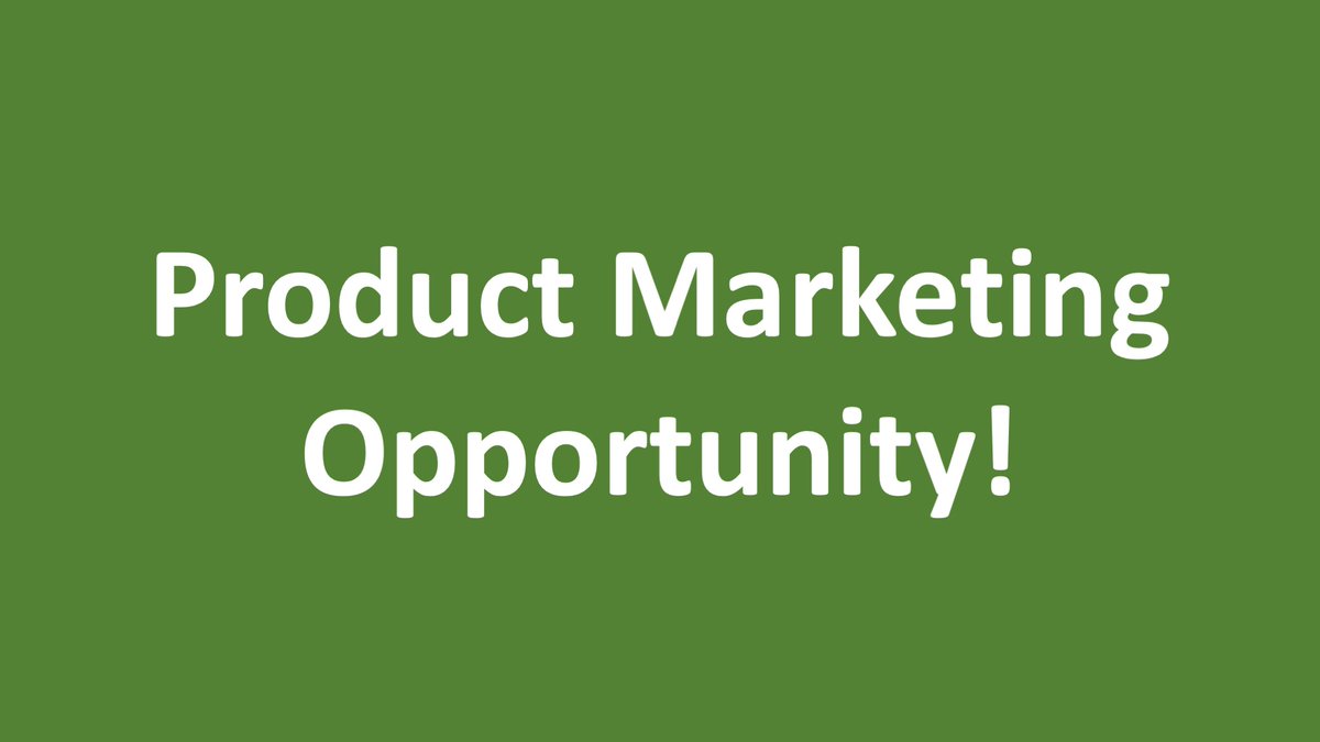 Product Marketing Opportunity!
A colleague is looking for someone with mid to senior level product marketing expertise to lead marketing of new SaaS offerings. DM if you are interested, or know someone who might be, and I will connect you to them.