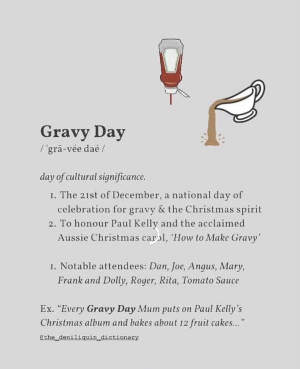 Happy Gravy Day! 🎤
#PaulKelly #GravyDay