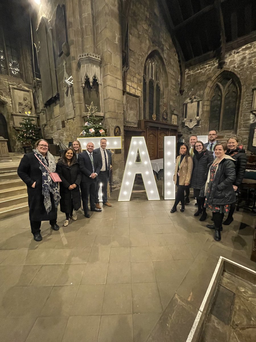 Flu season and you are really struggling- here is the team you need to pull you through a brilliant Christmas and presentation evening at Halifax Minster #teamtrinity