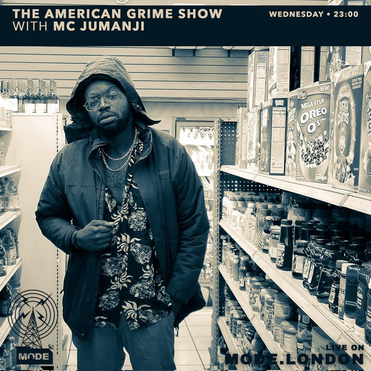 #theamericangrimeshow is live now on <a href="/Moderadiolondon/">Mode London</a> 
<a href="/AmericanGrime_/">All Day! Everyday! AG The Team!</a>
