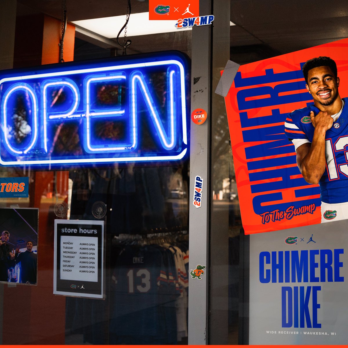 Bringing a proven veteran presence to the WR room. 

Welcome to The Swamp, <a href="/chimdk11/">Chimere Dike</a>!

#2THESW4MP