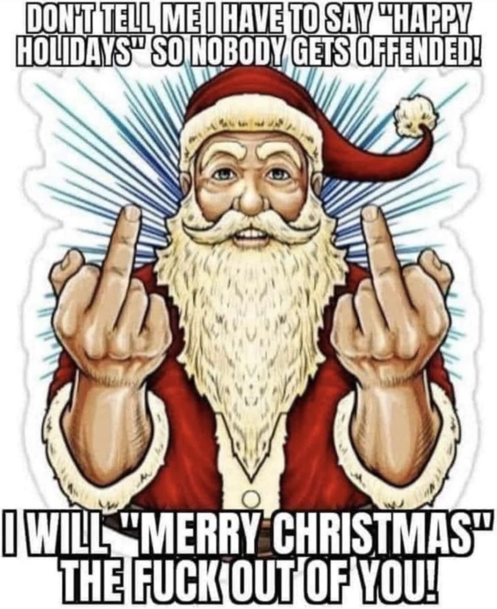 I’m sending this to Khan & every other person, religion, immigrant, wokist, left winger & company that says I can’t! Happy Holidays!! 😤 f**k off this is 🇬🇧!!! So HAPPY CHRISTMAS to all you lovely right wing, happy, proud flag loving Brits!! 🎅🏻🎄