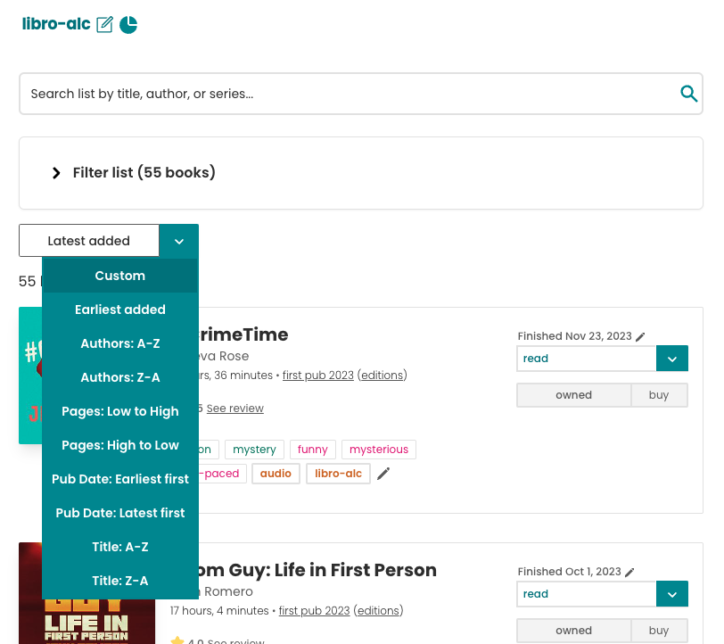 The StoryGraph tweet media
