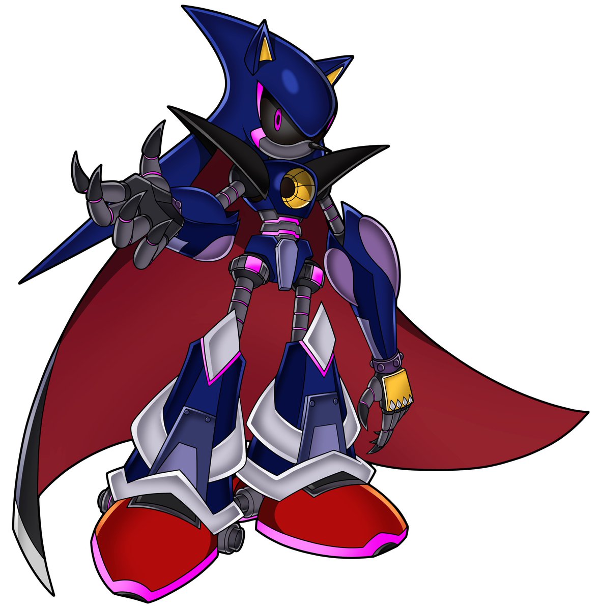 comm for @Steel_Plated200 Overlord the Metallix in the Yuji Uekawa