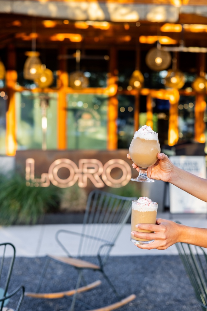 You can keep the pear tree AND the gold rings – on what day of Christmas did my true love bring Frozen Bourbon Hot Chocolate from @loroeats? 🍫