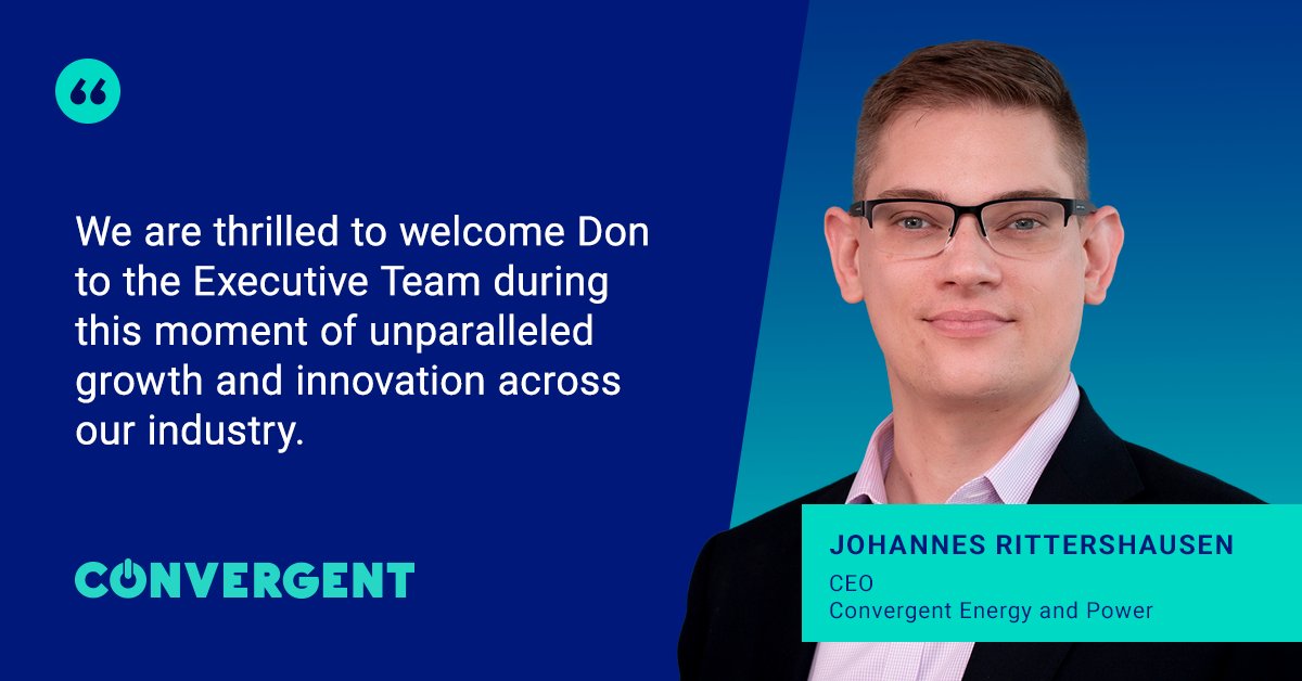 📣 Welcome to Don Jenkins, Convergent's Chief Operating Officer 📣 Read more here: hubs.li/Q02dxx510