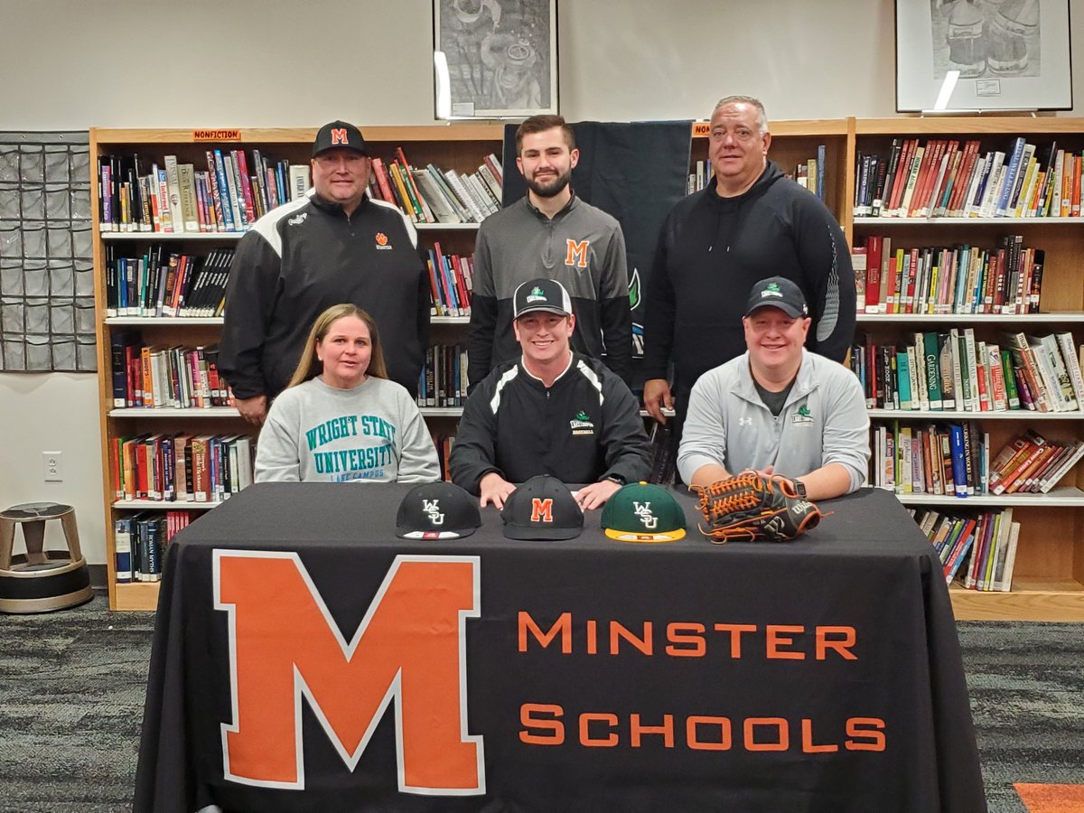 MinsterAthletic's tweet image. Congratulations to Minster seniors Lilly Barhorst, University of Findlay volleyball and Alex Schmitmeyer, Wright State Lake Campus baseball for their college commitments.