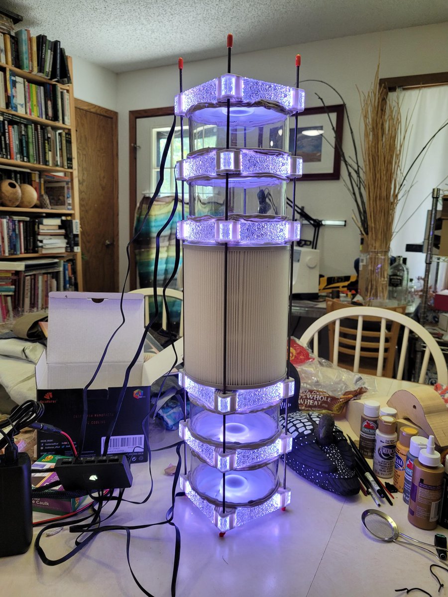 vortenjou's tweet photo. @CorsIAQ Here's my #Fandelier built from @CRBoxKits' tutorial! https://t.co/RD8LB2aZuN