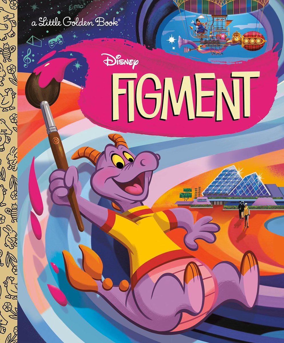 It’s not your imagination… The new Figment #LittleGoldenBook is available early to purchase at #EPCOT. laughingplace.com/w/disney-parks…