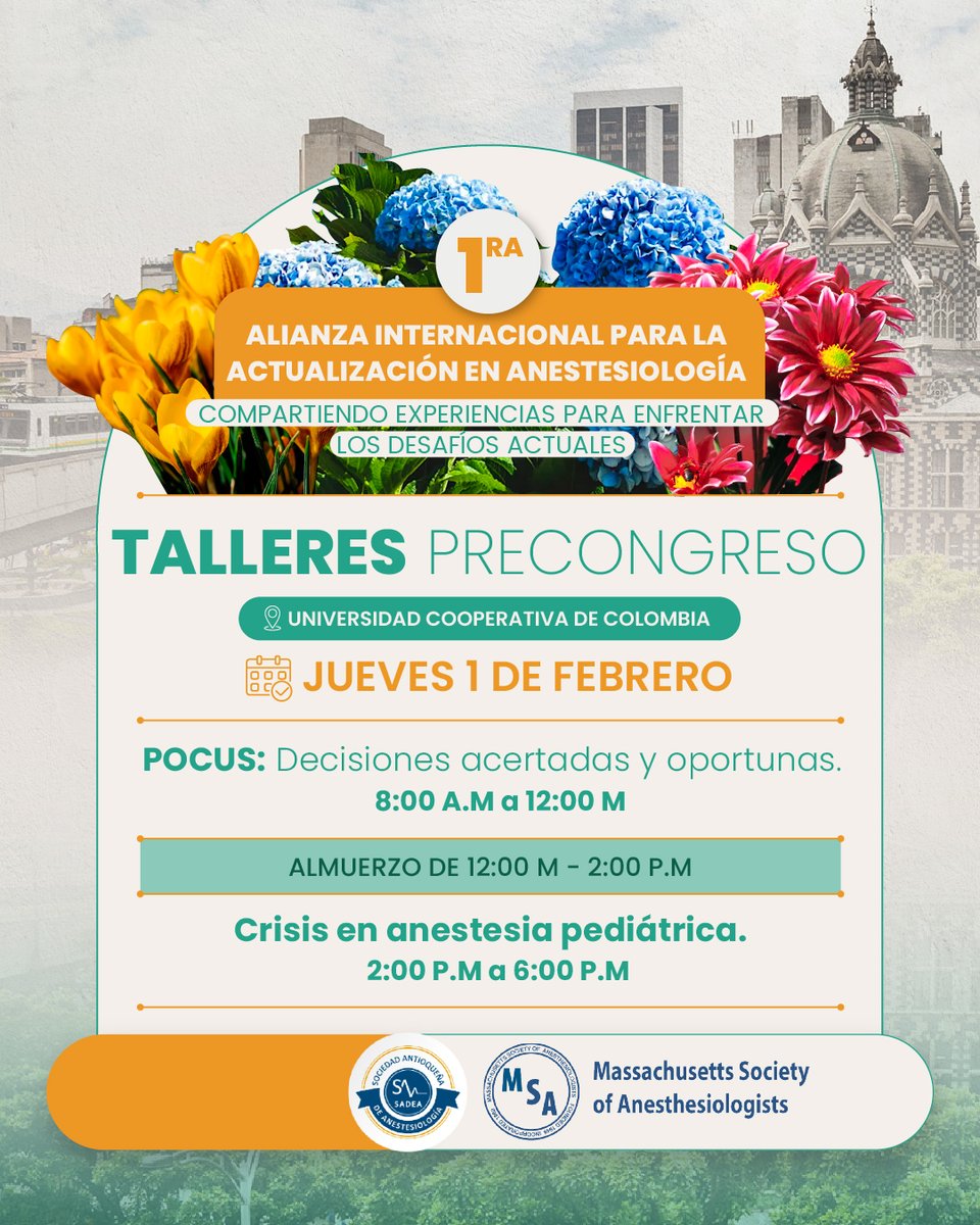 ¡El próximo año tenemos una cita, el jueves 01 de febrero en la Universidad Cooperativa de Colombia estaremos dictando los talleres del precongreso! 📅