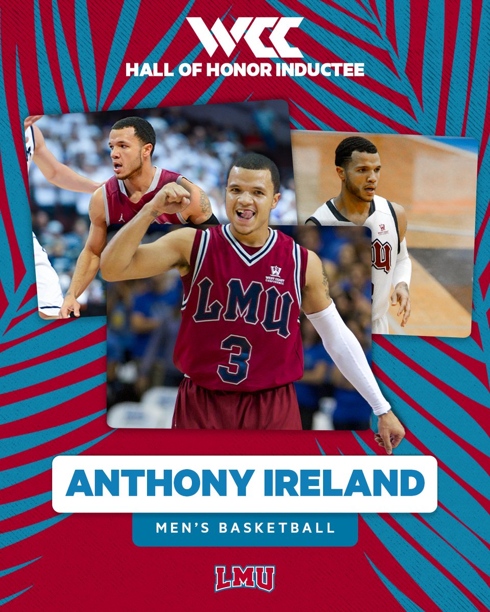 LMU Athletics (@lmulions) on Twitter photo Join us in celebrating <a href="/AIreland3LA/">Anthony Ireland β¨π€²π½</a>, as we welcome him into the WCC Hall of Honor 2024. π¦
Read more about it ‡οΈ
tinyurl.com/ypzbe87e
#RestoreTheRoar Join us in celebrating <a href="/AIreland3LA/">Anthony Ireland β¨π€²π½</a>, as we welcome him into the WCC Hall of Honor 2024. π¦
Read more about it ‡οΈ
tinyurl.com/ypzbe87e
#RestoreTheRoar