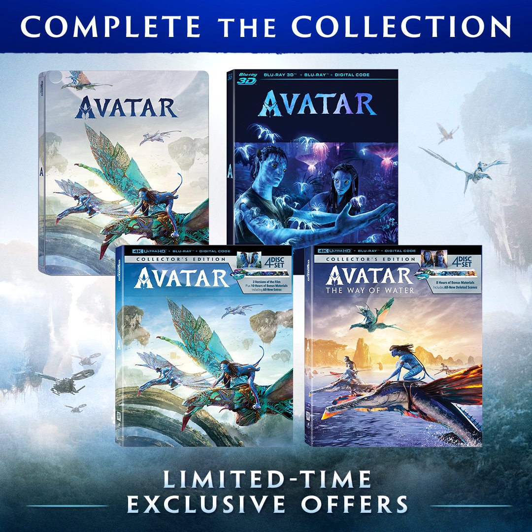 Avatar: The Way of Water 3D / Avatar 3D - Avatar 3D Blu-ray Collection